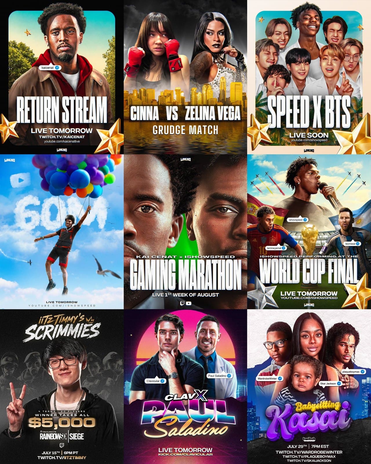 Stream Poster Design — 2 Designs