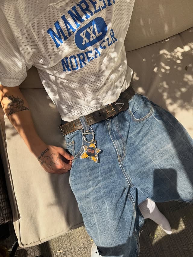 Oneira campaign study clipped to denim
